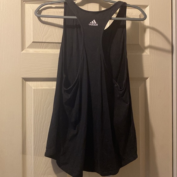 Women’s Adidas black racer back tank - Picture 5 of 7